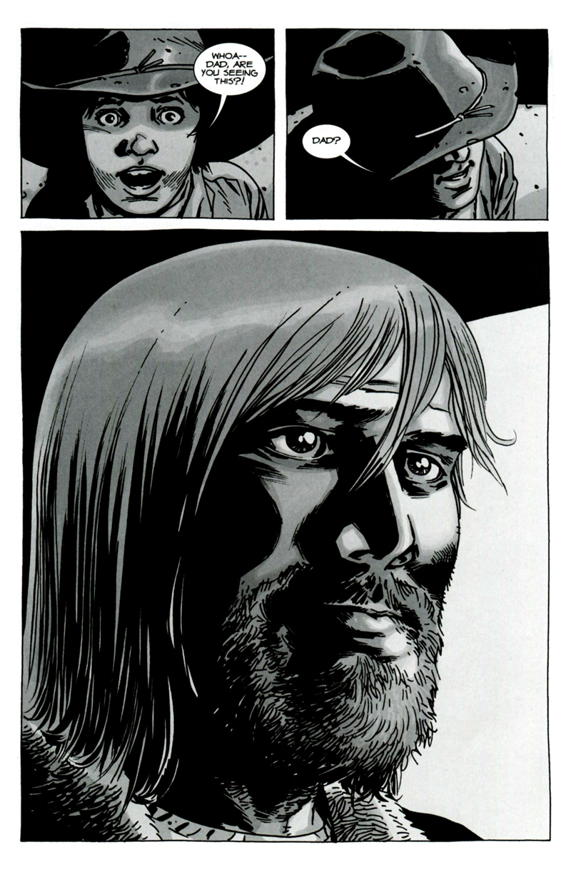 The final page of The Walking Dead #69. Art by Charlie Adlard and Cliff Rathburn.